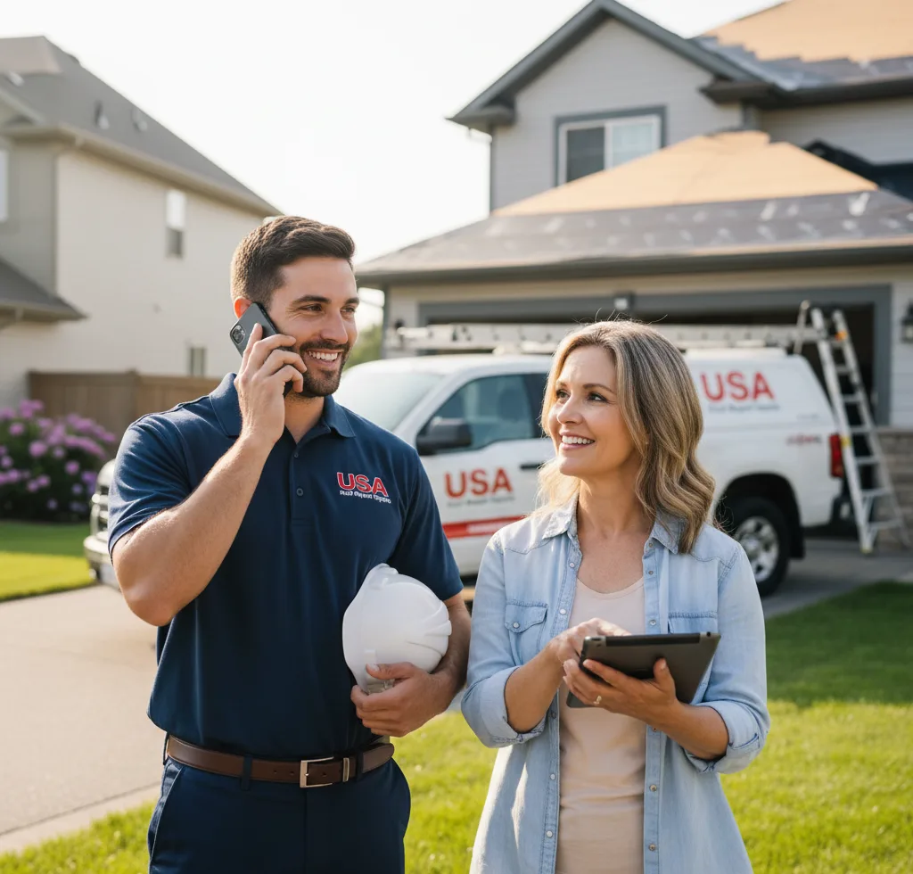 USA Roof Repair Experts customer support in Moundridge